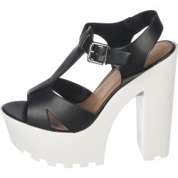 Women's Lab-S High Heel Sandal Black/White