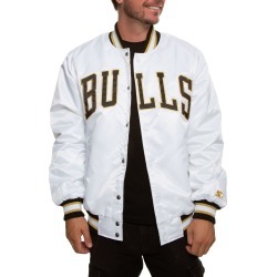 Chicago Bulls Jacket White/Black/Gold
