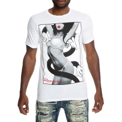 Men's Lipstick Tee White