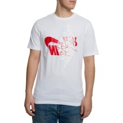 FUTURA WINGS TEE WHITE/GYM RED