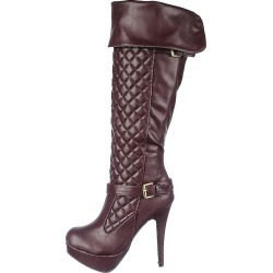 Women's High Heel Boot Ericka-65 Burgundy