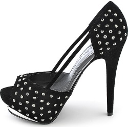 Women's High Heel Pump Baha-01 Black
