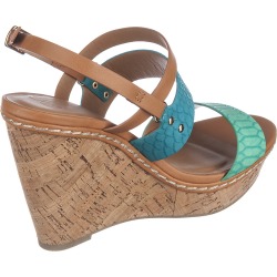 Loren-S Wedges Aqua