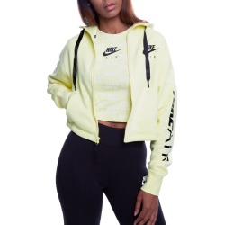 NIKE AIR FULL-ZIP HOODIE LUMINOUS GREEN/BLACK