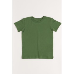 Kid's Olive Short Sleeve Tee 10/12