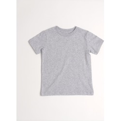 Kid's Heather Grey Short Sleeve Tee 10/12