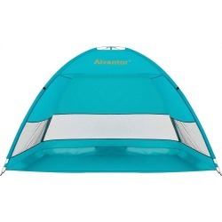 Alvantor 79"x47" Outdoor Instant Pop Up Sun Shade Canopy 2 People Beach Shelter Tent Turquoise