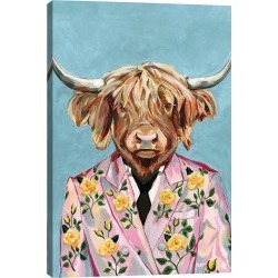 48" x 32" x 1.5" Gucci Cow by Heather Perry Unframed Wall Canvas - iCanvas