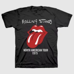 Men's Universal The Rolling Stones Short Sleeve Graphic T-Shirt - Black S