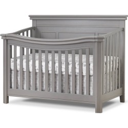 Sorelle Finley Lux Flat Top Crib - Weathered Gray