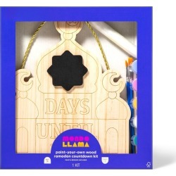 Paint-Your-Own Wood Ramadan Countdown Kit - Mondo Llama™