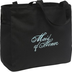 Maid of Honor Diamond Wedding Gift Tote Bag - Black, Girl's