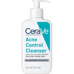 CeraVe Acne Control Face Cleanser, Acne Treatment Face Wash - Fragrance-Free - 8oz found on MODAPINS