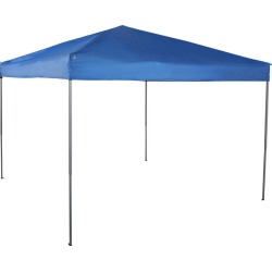 10' Outdoor Patio Pop-Up Canopy Tent with Wheeled Bag Blue - Captiva Designs