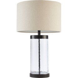 (Set of 2) 24.75" Harmony (Includes LED Light Bulb) Table Lamp Gray