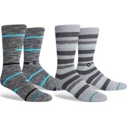 STANCE x WADE Styled Men's Striped Crew Casual Socks 2pk