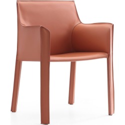 Vogue Faux Leather Arm Chair Clay - Manhattan Comfort