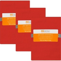 Bar Mop Kitchen Towel Red Set of 9 - Mu Kitchen Bar Mop Kitchen Towel Red Set of 9 - Mu Kitchen