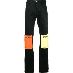 Raf Simons - Black Men's Drugs Patch Jeans - The Webster