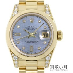 buy  Watch K18YG DATEJUST WATCH OYSTER PERPETUAL for the Rolex 179298NG lady date just 18K yellow gold rag diamond shell computer 10P diamond breath Lady's watch self-winding watch woman cheap online
