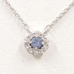 buy  Star jewelry K18WG necklace sapphire white sapphire used jewelry ★★ giftwrapping for free cheap online