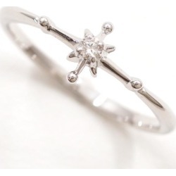 buy  Star jewelry K18WG ring 11 diamond 0.03 used jewelry ★★ giftwrapping for free cheap online