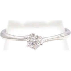 buy  Star jewelry PT950 ring 8 diamond 0.154 VVS2 box appraisal used jewelry ★★ giftwrapping for free cheap online