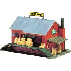 Model Power 774 HO Scale Built-up Warehouse