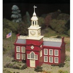 Bachmann 45614 O Plasticville Town Hall Classic Classic Building Kit