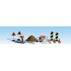 Woodland Scenics A1851 HO Road Crew Details & Accessories