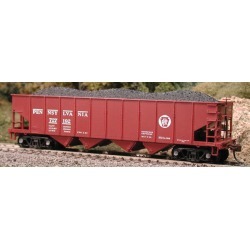 Bowser 41215 HO Pennsylvania Railroad H22 4-Bay Hopper with Clamshell