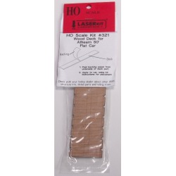 American Model Builders 321 HO For Athearn 50' Flat Cars Laser-Cut Woo