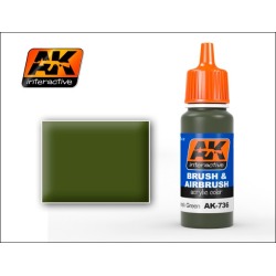 AK Interactive 736 Spanish Green Acrylic Paint 17ml Bottle