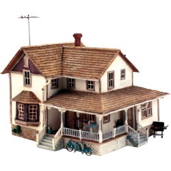 Woodland Scenics PF5196 HO Scale Corner Porch House Building Kit