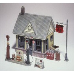 Woodland Scenics D223 HO Scale Gas Station Building Kit