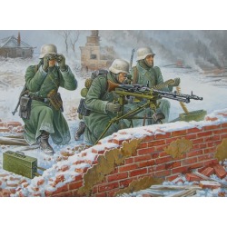 Zvezda 6210 1:72 German MG-34 Machine Gun with crew winter uniform 194