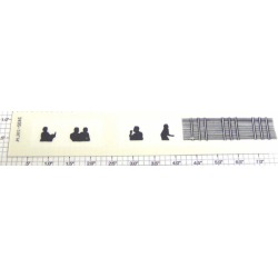 Lionel 2432-29 Left Hand-Window Strips Passenger Car
