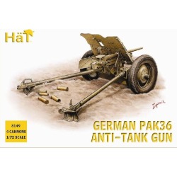 Hat Industries 8149 1:72 German PaK 36 Anti-Tank Gun (4)