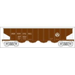 Bowser 41205 HO Pennsylvania Railroad H21 4-Bay Hopper with Clamshell