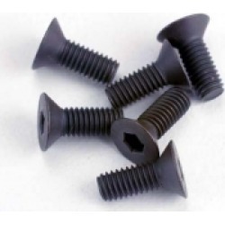 Traxxas 2550 Countersunk Machine Screws, 3 x 8mm (6)