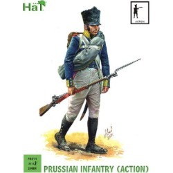 Hat Industries 28014 28mm Napoleonic Prussian Infantry Action (32) (D)