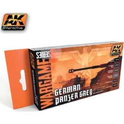 AK Interactive 1160 Wargame Series: German Panzer Grey Acrylic Paint S