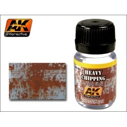 AK Interactive 89 Heavy Chipping Effects Acrylic Paint 35ml Bottle