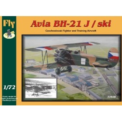 Fly Models 72020 1:72 Avia BH-21 J/Ski Czech Trainer/Fighter Biplane