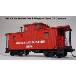 American Model Builders 864 HO Norfolk & Western Class CF Caboose Kit
