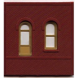 DPM 30105 HO Dock Level Wall Sections w/Arched Entry Kit