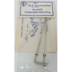 NJ International 6003 HO Scale Under Layout Mounting Kit (2)