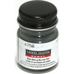 Testors 4750 FS36081 1/2 oz. Euro I Gray Flat Acrylic Paint