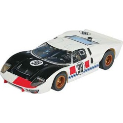 AFX 21033 HO Slot Car Mega G Ford, GT40 #98 Daytona, Clear