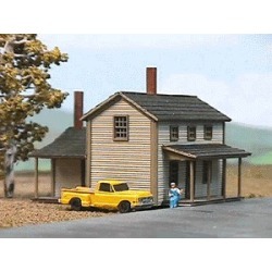 American Model Builders 628 N Two Story Section House Kit